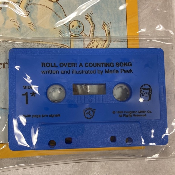 NWT vintage carry along book & cassette “rollover” a counting song - Picture 4 of 6